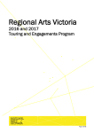 Touring Program - Regional Arts Victoria