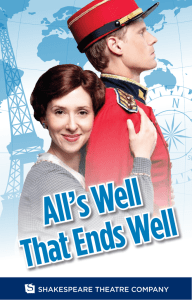 All`s Well That Ends Well - Shakespeare Theatre Company