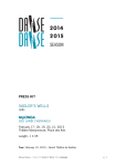 Press kit - Danse Danse