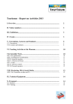 Touriseum report on activities 2013