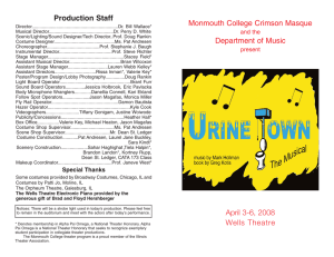 Playbill  - Monmouth College