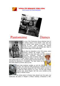 Pantomime Dames - It`s Behind You