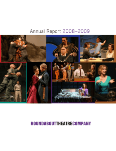 Annual Report 2008–2009 - Roundabout Theatre Company