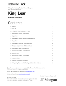 King Lear - Young Vic