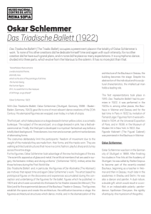 Oskar Schlemmer Das Triadische Ballett(1922)