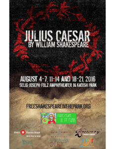 julius caesar - Optimist Theatre