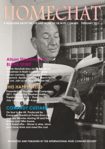 February - The Noël Coward Society