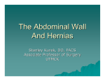 The Abdominal Wall And Hernias