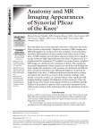 Anatomy and MR Imaging Appearances of Synovial...The plica