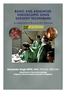 BASIC AND ADVANCED ENDOSCOPIC SINUS SURGERY