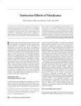 Endocrine Effects of Marijuana