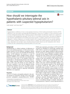 How should we interrogate the hypothalamic-pituitary