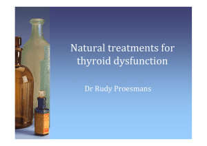 2. Proesmans_Natural treatments for thyroid dysfunction