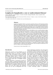 Lymphocytic hypophysitis: a rare or underestimated disease?