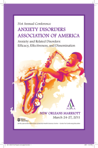 Anxiety Disor - Anxiety and Depression Association of America, ADAA