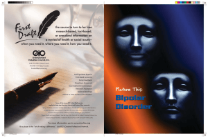 Picture This: Bipolar Disorder - Entertainment Industries Council