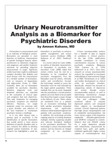 Biomarker for Psychiatric Disorders