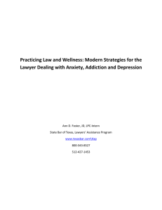 Practicing Law and Wellness: Modern
