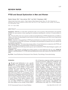 PTSD and Sexual Dysfunction in Men and Women