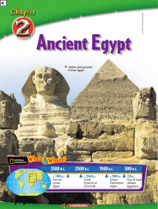 Chapter 2: Ancient Egypt