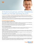 Orthodontia Expenses Healthcare FSA Fact Sheet
