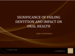 significance of failing dentition and impact on oral health