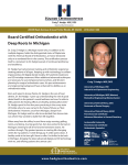 Board Certified Orthodontist with Deep Roots In Michigan