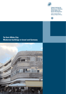 Tel Aviv White City: Modernist buildings in Israel and Germany