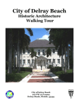 City of Delray Beach Historic Architecture Walking Tour