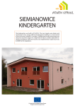 SIEMIANOWICE KINDERGARTEN