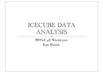 ICECUBE DATA ANALYSIS