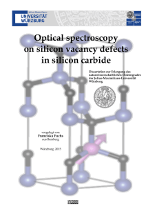 Optical spectroscopy on silicon vacancy defects in silicon carbide