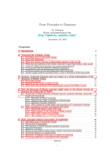 From Principles to Diagrams