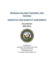 Essential Fish Habitat Assessment Revised Final Report – May 2014