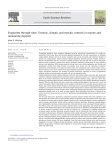 Evaporites through time: Tectonic, climatic and eustatic