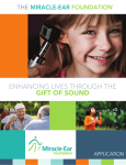 Enhancing livEs through thE GIFT OF SOUND - Miracle-Ear