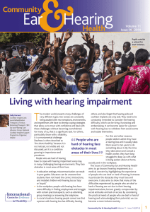 (2014) Living with hearing impairment