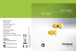 User Guide - Lyric