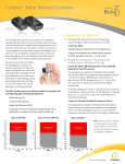 Cochlear™ Baha® Referral Guideline