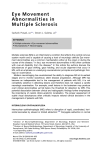 Eye Movement Abnormalities in Multiple Sclerosis