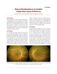 Retinal Manifestations in Familial Lipoprotein Lipase Deficiency