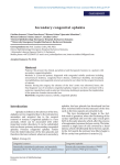 Secondary congenital aphakia - Romanian Journal of Ophthalmology
