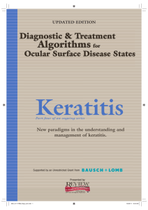 New paradigms in the understanding and management of keratitis.
