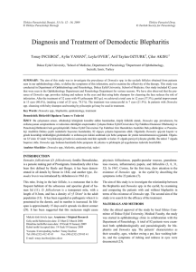 Diagnosis and Treatment of Demodectic Blepharitis