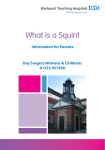 What is a Squint - Blackpool Teaching Hospitals NHS Foundation