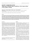 SHORT COMMUNICATION Interocular temporal delay