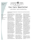 Eye Care Newsletter - Omni Eye Specialists