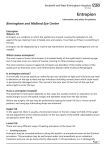 Entropion - BMEC - Sandwell and West Birmingham Hospitals