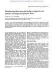 Distribution oftetracycline in the conjunctiva of patients on long term