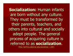 Socialization - D. Cook Academic